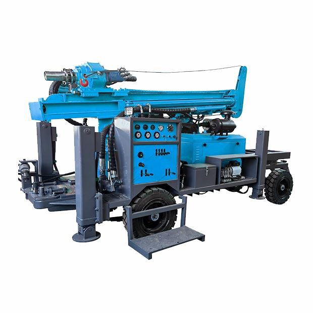 Bor Sumur Air Portabel yang Dipasang di Trailer